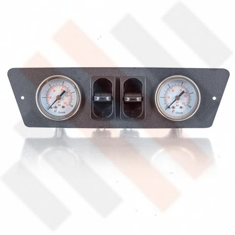 Renault Master X62 Manometer paneel Ø 40 mm 2-weg Systeem mat grijs | Hulpluchtvering