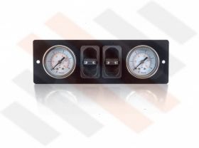 Renault Master X70 ISO DIN 1 Manometer paneel Ø 40 mm 2-weg Systeem zwart | HulpluchtveringRenault Master X70 ISO DIN 1 Manometer paneel Ø 40 mm 2-weg Systeem mat grijs | HulpluchtveringRenault Master X70 ISO DIN 1 Manometer paneel Ø 40 mm 2-weg Syste